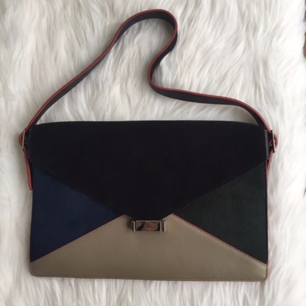 Celine Diamond Envelope Clutch